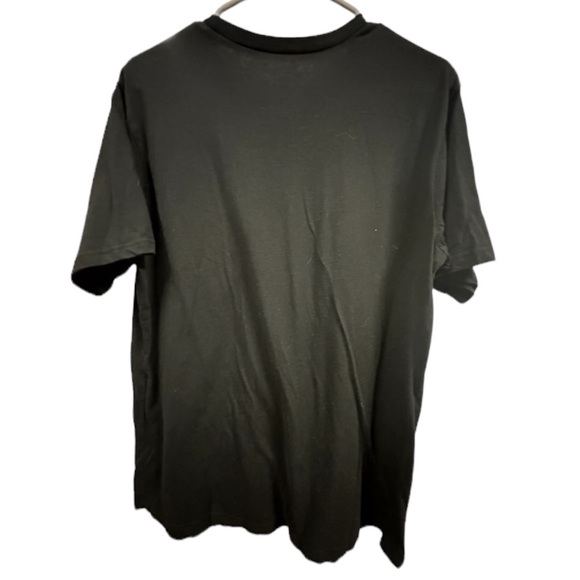 Pac Man Byte Me Black Retro Black Short Sleeve Graphic Tee TShirt Mens Large - Picture 2 of 3